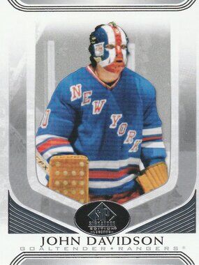 John Davidson - 2020/2021 SP Signatures Edition Legends Hockey Card